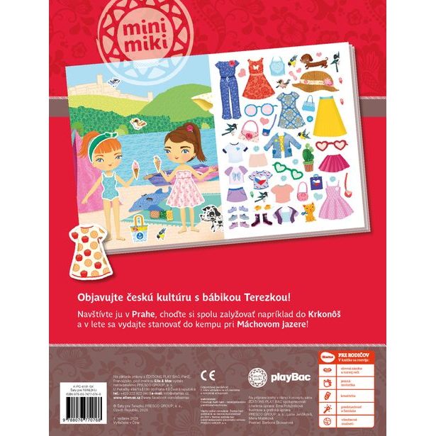 Šaty pre TEREZKU ─ Kniha samolepiek