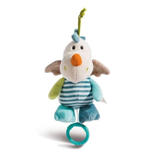 NICI NICI MFN plyš Drak Dragilu na zavěšení s hracím strojkem, 18cm