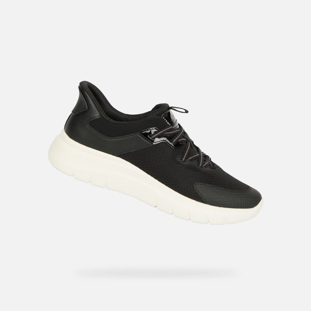 Černé dámské tenisky Geox Plummery Plus
