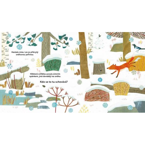 Kdo se to tu schovává? V LESE – Knížka s odklápěcími okénky Baagl