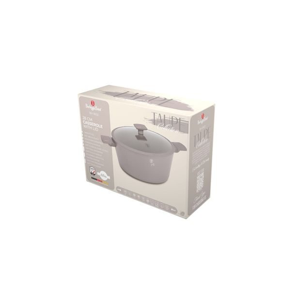 BERLINGERHAUS Kastrol s titanovým povrchem a poklicí 28 cm Taupe Collection BH-8102