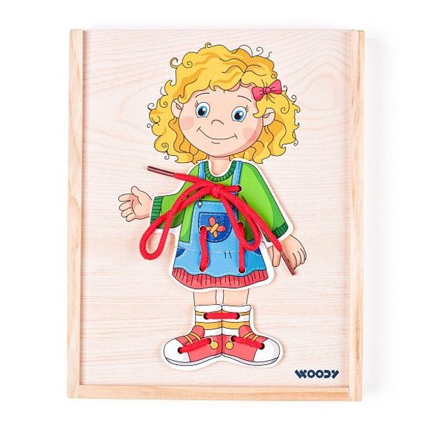 Šněrovací šatní skříň "Holčička"