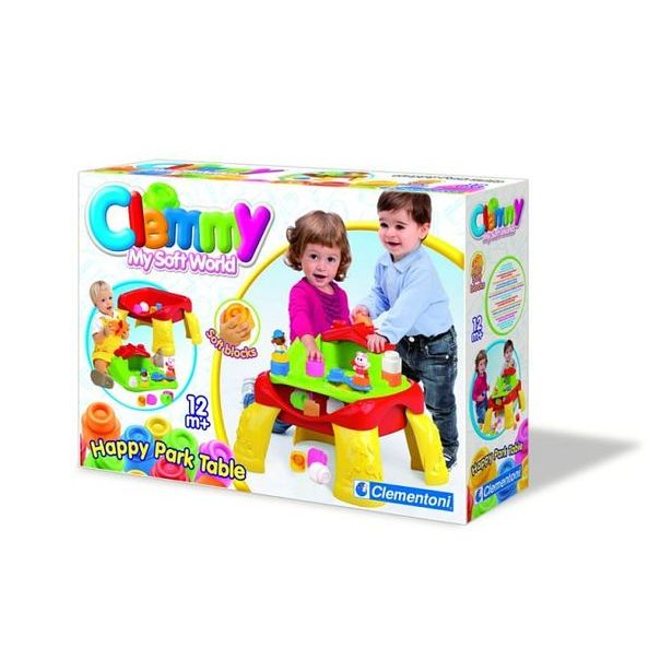 Clemmy baby - Veselý hrací stolek s kostkami a zvířátky (12 částí)