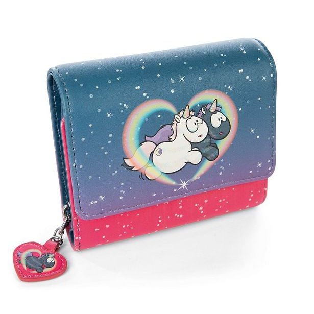 NICI NICI peněženka Jednorožec Star Bringer &amp; Moon Keeper 12x10cm GREEN