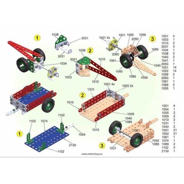 Merkur Farmer Set, 341 dílů, 20 modelů