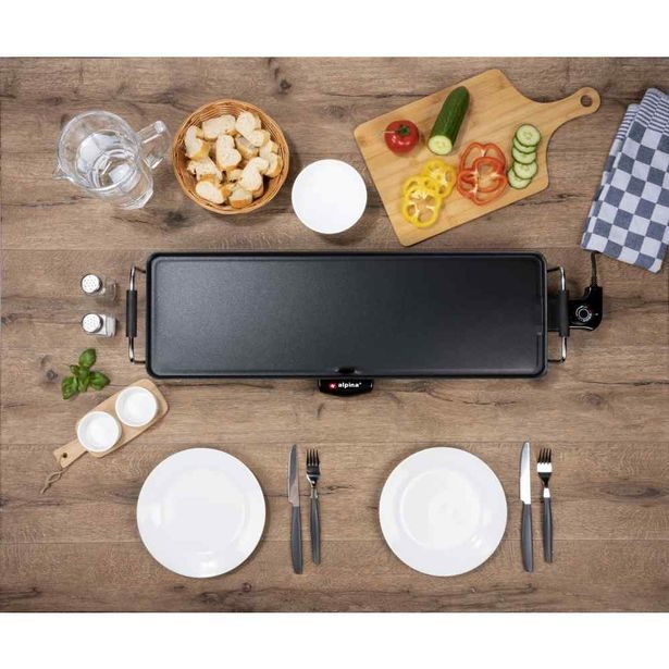 ALPINA Elektrický gril teppanyaki 1800W 70x23 cm ED-218210