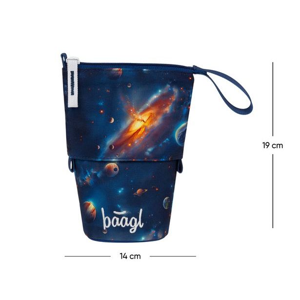 BAAGL Školní penál Pastelkovník Vesmír GRS