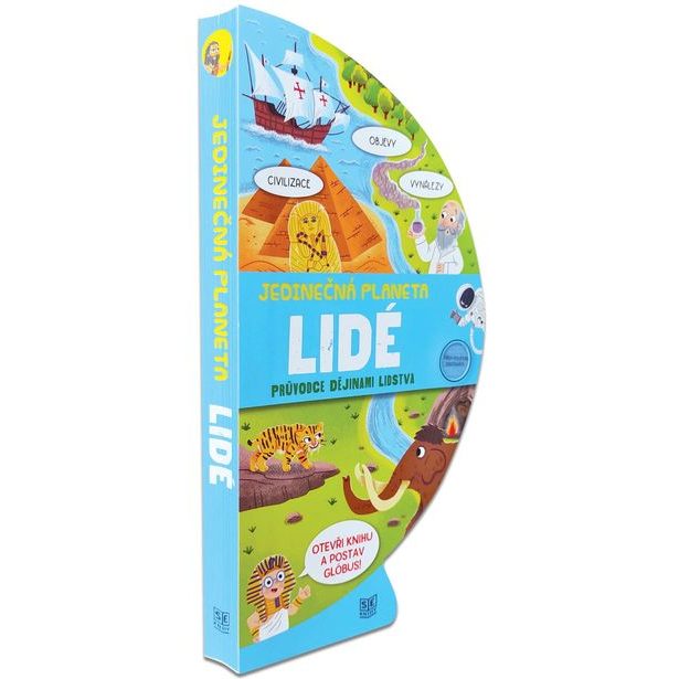 Knížka rozkládací globus - LIDÉ
