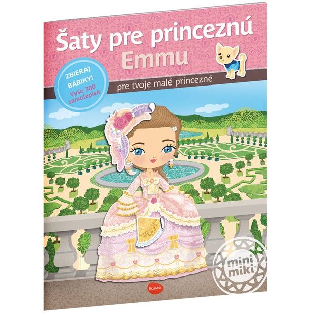 Šaty pro princeznú EMMU ─ Kniha samolepiek