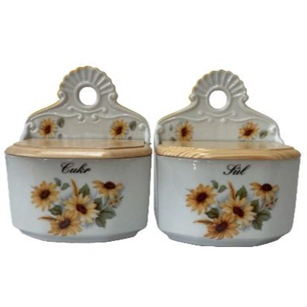 slánka 0,70l závěsná RUDBEGIE s víčkem, čes.porcelán