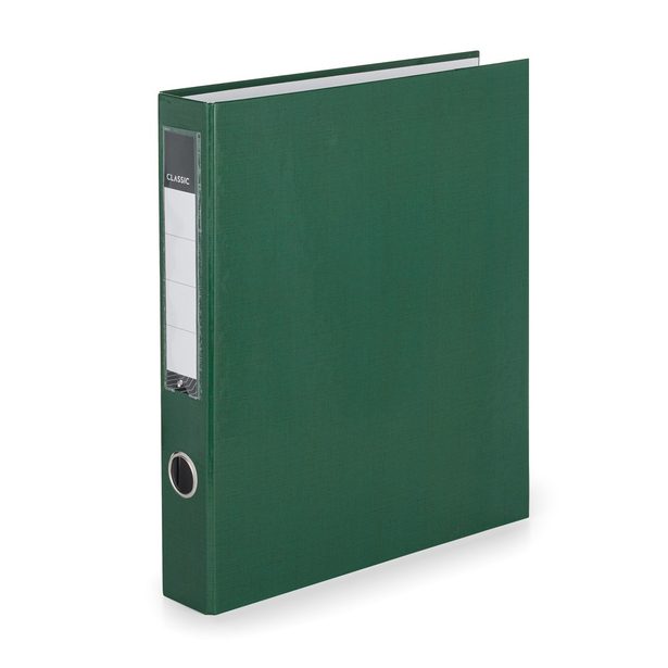 Pořadač A4 lamino D25-4kr. struktura zelená