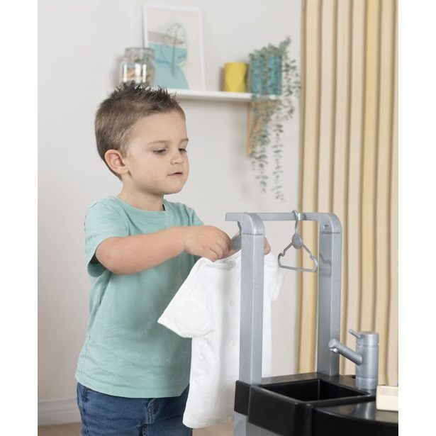 Prádelna 3v1 s žehličkou a tyčovým vysavačem Rowenta