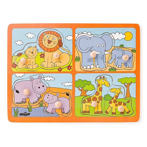 Puzzle pro nejmenší s úchyty - pro nejmenší s úchyty