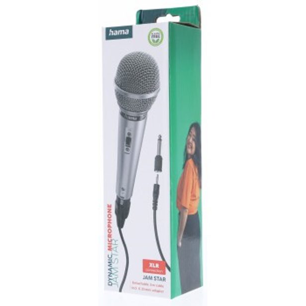 Hama dynamický mikrofon Jam Star, XLR/jack 3,5 mm