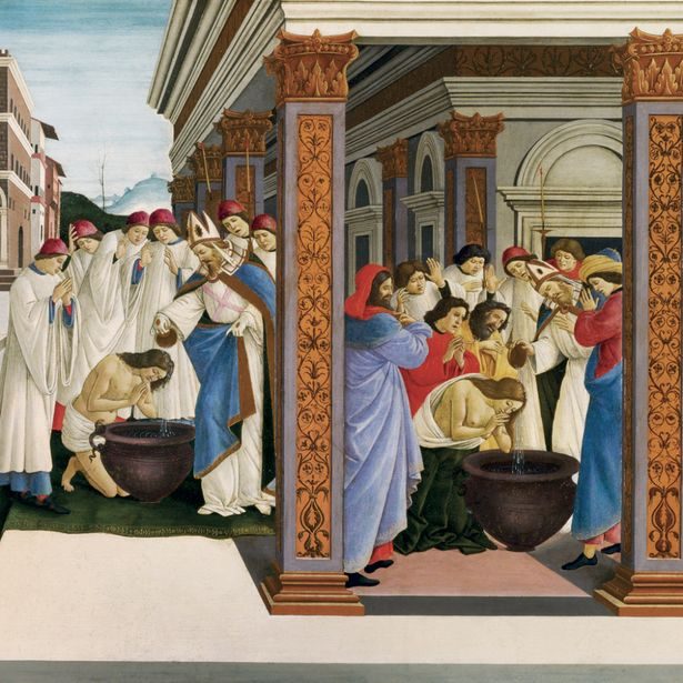 NOTIQUE Poznámkový kalendář Sandro Botticelli 2027, 30 x 30 cm