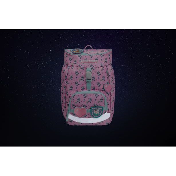 BAAGL SET 3 Airy Minecraft Panda: batoh, penál, sáček