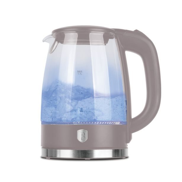 BERLINGERHAUS Rychlovarná konvice skleněná 1,7 L Taupe Collection BH-9814