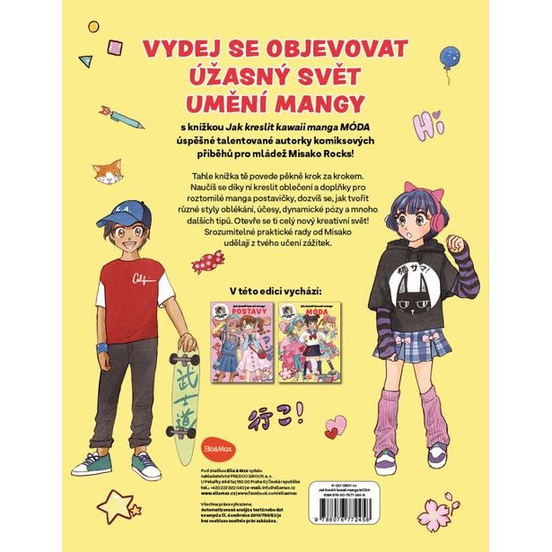 Jak kreslit KAWAII MANGA: MÓDA – Krok za krokem s MISAKO