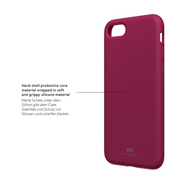 White Diamonds Urban Case, kryt pro Apple iPhone 7/8/SE 2020/SE 2022, fuchsiový