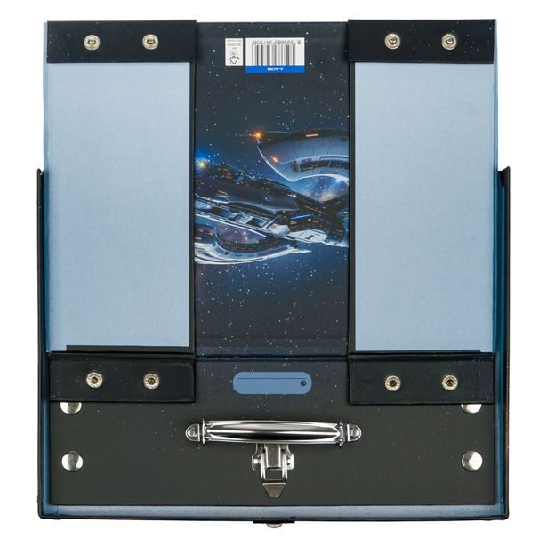 BAAGL Skládací školní kufřík Vesmírná Loď s kováním