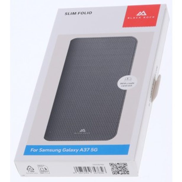 Black Rock Slim Folio, pouzdro-knížka pro Samsung Galaxy A37 5G, černé