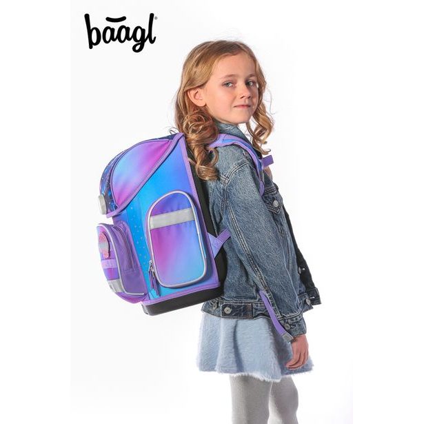 BAAGL SET 5 Ergo Axolotl: aktovka, penál, sáček, zástěra, peněženka