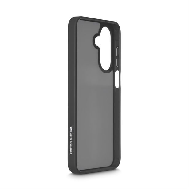 White Diamonds Hybrid Case, kryt pro Samsung Galaxy A17/A17 5G, matný, poloprůhledný černý