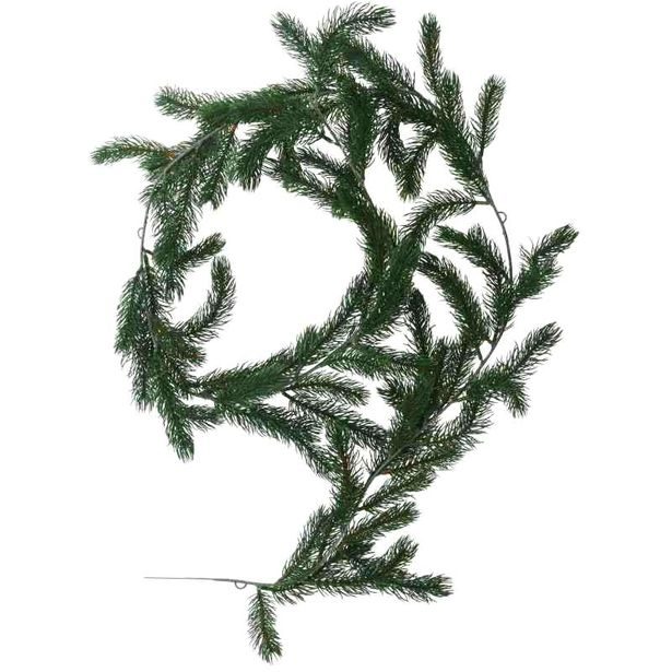 HOMESTYLING Vánoční dekorace girlanda borovice 180 cm přírodní zelená KO-317910090