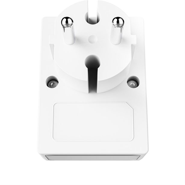 Hama noční/orientační LED světlo, do zásuvky, 1x USB-A, 1x USB-C, soumrakový senzor