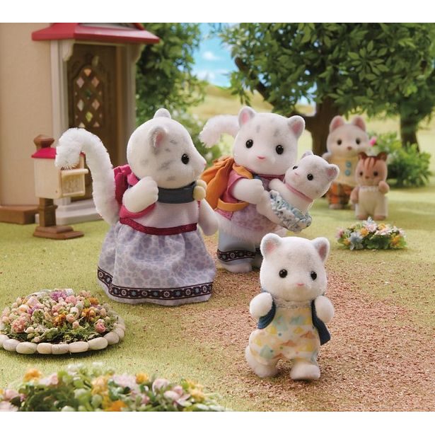 Sylvanian family Rodina sněžných levhartů