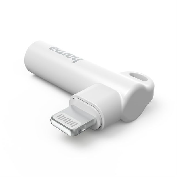 Hama MFi audio adaptér Lightning na jack 3,5 mm pro Apple, aktivní, kompaktní