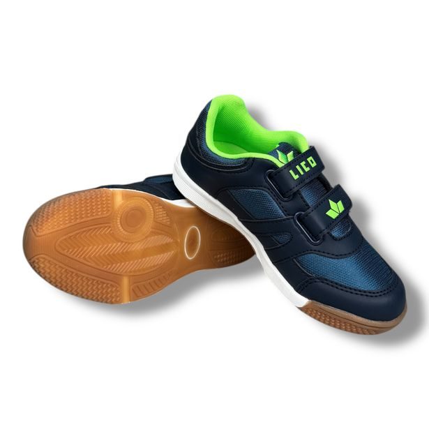 Dětské sálové boty LICO Active Indoor V Marine/lemon