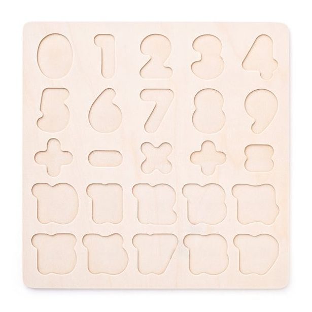 Puzzle - číslice na desce