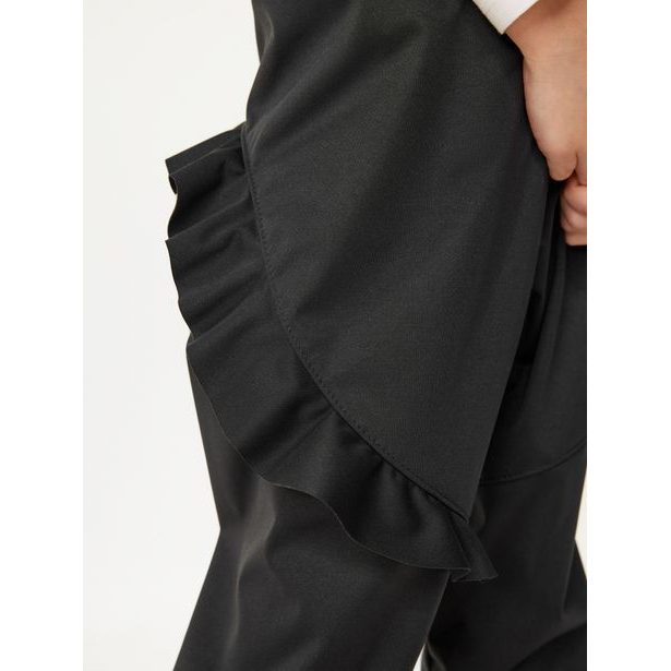 Unuo Dětské softshellové kalhoty bez zateplení pružné Fantasy, Černá