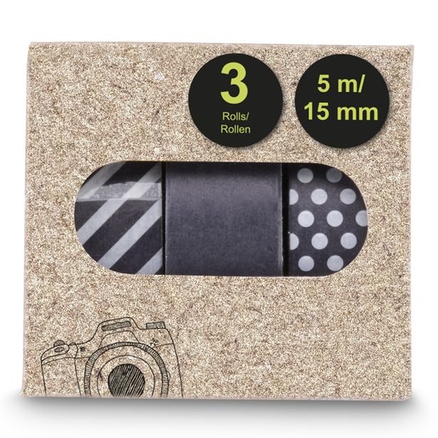 Hama lepící pásky pro kreativní tvorbu II, různé motivy, balení 15 setů (cena je uvedena za 1 set)