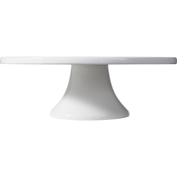 EXCELLENT HOUSEWARE Podnos na dort servírovací porcelán 28 cm bílý KO-210001740