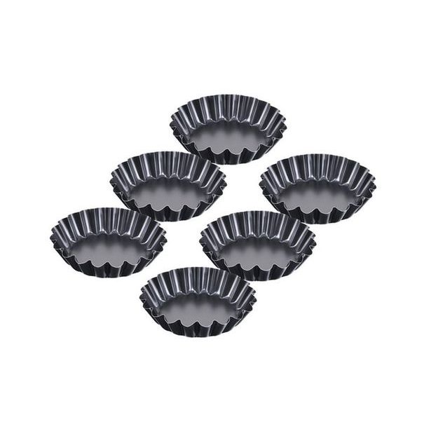 forma TARTALETKY 6ks, d9x2cm, plech nepřiln.