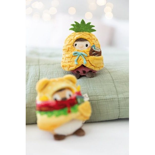 NICI NICI plyš MyMochi Beruška Dozz 8 cm v kostýmu ananas s kokosem,set dárkové bal.