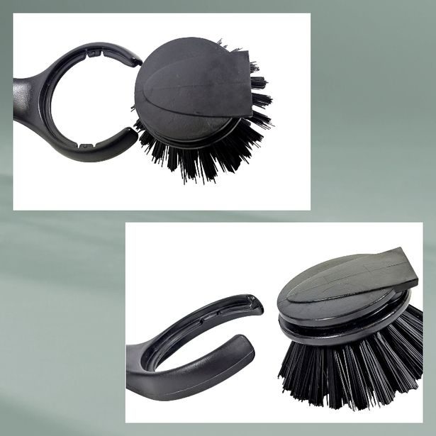 KELA Sada kartáčů na nádobí Pit plast černá 26x6,5x9,5cm KL-12158