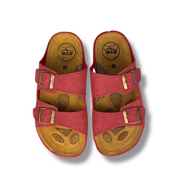 Zdravotní pantofle PEDRO 2 červené