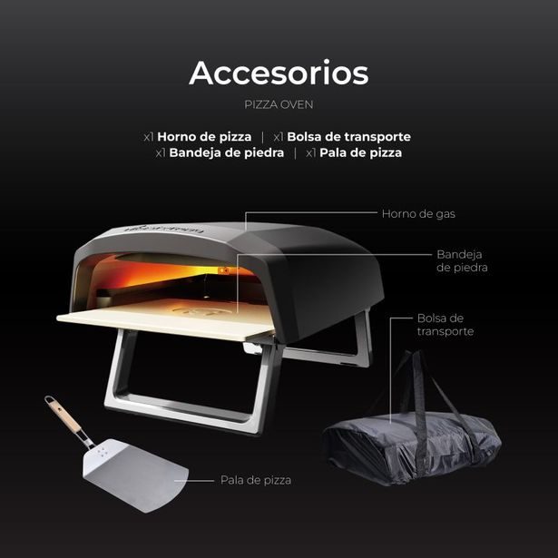 Masterpro Pec na pizzu plynová 500° C BGKIT-0035