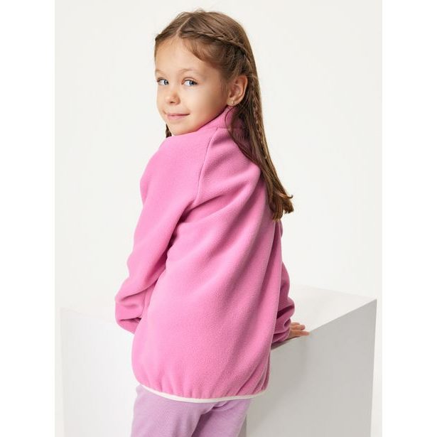 Dětská fleecová mikina, Růžová