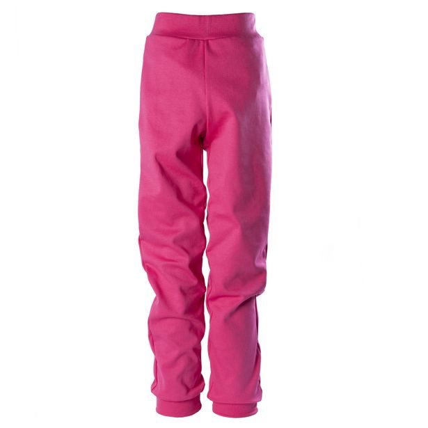 ADELLINO Dětské bavlněné tepláky růžové