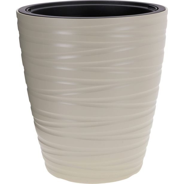 PROGARDEN Květináč plastový 47,5 x 52,3 cm šedá KO-Y89300900