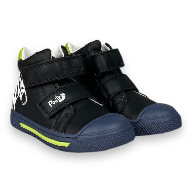 Dětské kožené boty, Ponte20 - Zebra