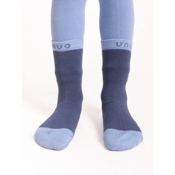 Unuo Dětské bambusové ponožky Classic, 2 páry, Modrá