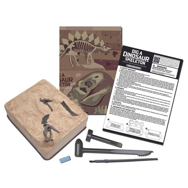 Dinosauří kostra - Triceratops