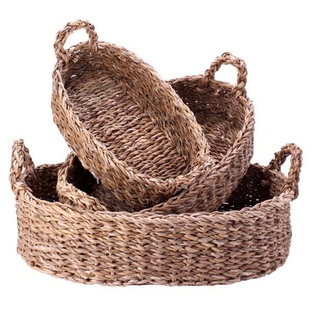 TORO SADA KOŠÍKŮ S UCHY 3 KS, MOŘSKÁ TRÁVA_hamashop