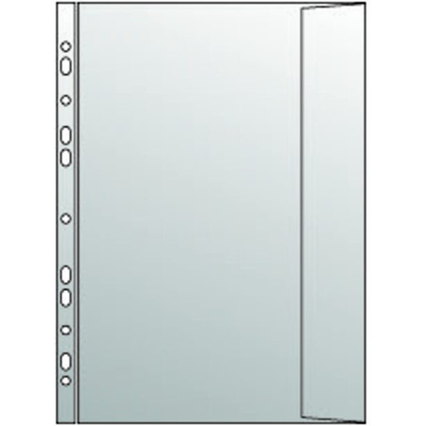 Průhl. obal A4 s klopou eurozávěs, PP, OE