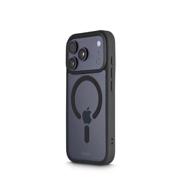 Hama Frame Protect, kryt pro Apple iPhone 17 Pro, magnetický, průhledný/černý